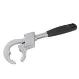 Universal Adjustable Wrench Multifunctional Aluminum Alloy Bathroom Wrench Repair Tool for Sink - 45-Degree Angle