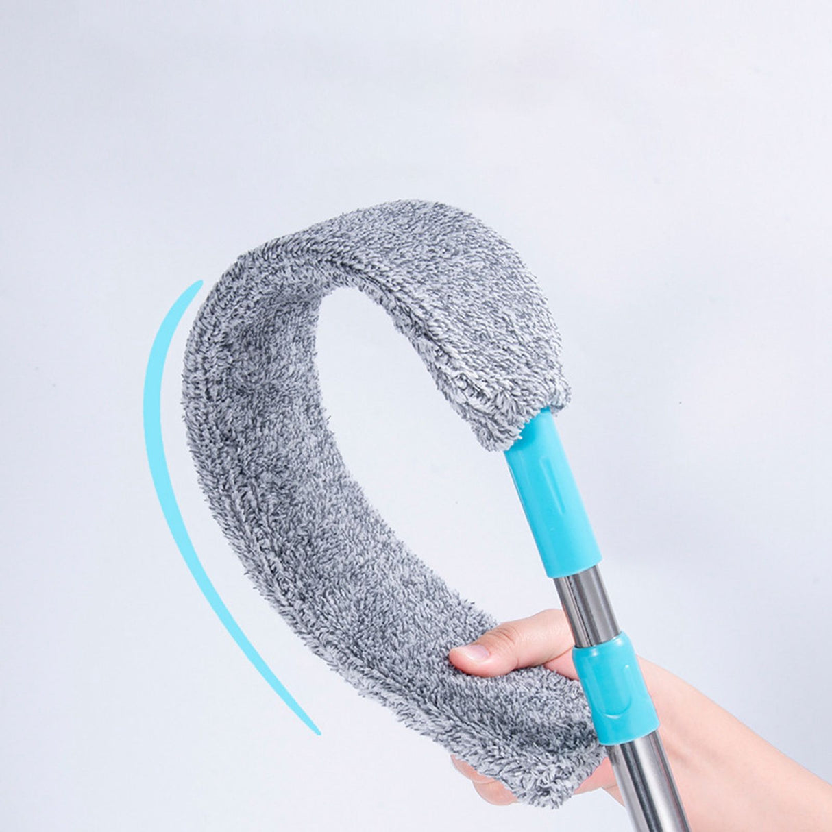 Gap Duster Replacement Cloth Durable Flexible Arbitrary Bending Microfiber Gap Dust Brush Replacement Refill for Under Furniture Bed Couch Fridge