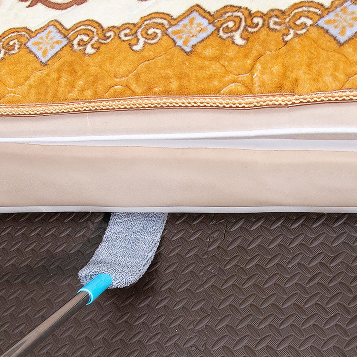 Gap Duster Replacement Cloth Durable Flexible Arbitrary Bending Microfiber Gap Dust Brush Replacement Refill for Under Furniture Bed Couch Fridge