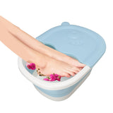 Foot Soaking Tub Foldable Foot Bath Foot Tub Bucket for Children Foot Bath Plastic Wash Bathtub Blue
