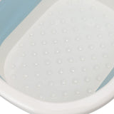 Foot Soaking Tub Foldable Foot Bath Foot Tub Bucket for Children Foot Bath Plastic Wash Bathtub Blue