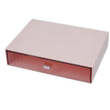 Desktop Drawer Organizer Waterproof Dustproof Plastic DIY Combination Multi Layer Stackable Drawer Storage Case Striped Pink 1 Drawer