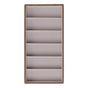 Eyeglass Display Organizer Wood Grain 6 Compartments Glasses Display Tray Sunglasses Storage Cases