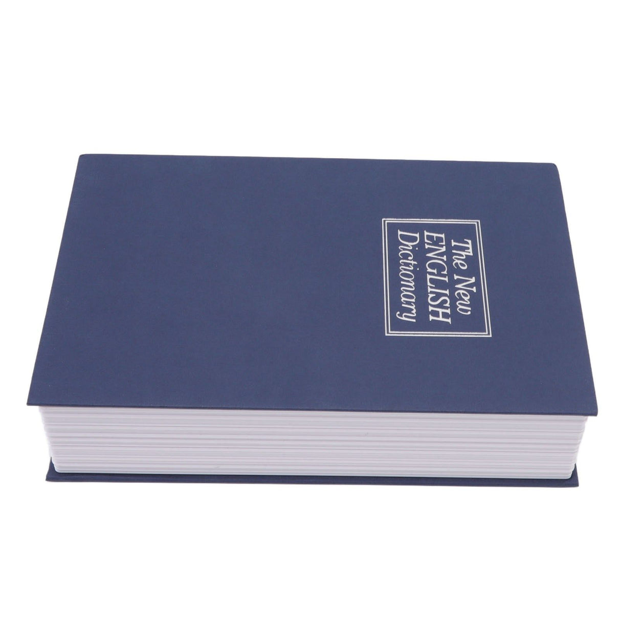 Dictionary Coin Piggy Banks Money Saving Box with Coded Lock Book Shape Secret Birthday Gift for Kids Safe Box Blue L