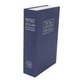 Dictionary Coin Piggy Banks Money Saving Box with Coded Lock Book Shape Secret Birthday Gift for Kids Safe Box Blue L - Low Angle