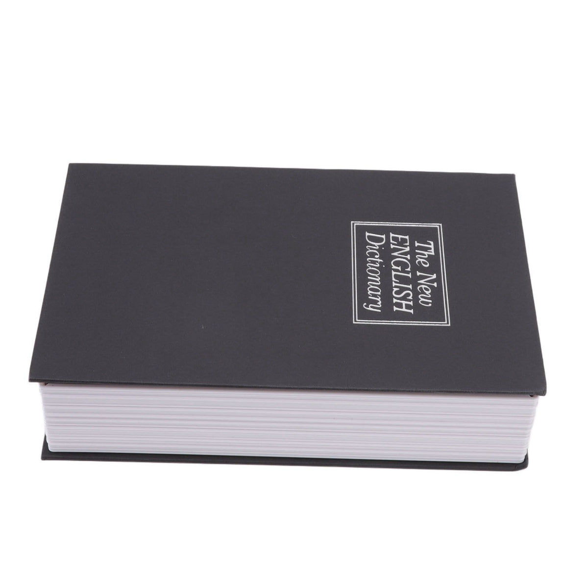 Dictionary Coin Piggy Banks Money Saving Box with Coded Lock Book Shape Secret Birthday Gift for Kids Safe Box Black L