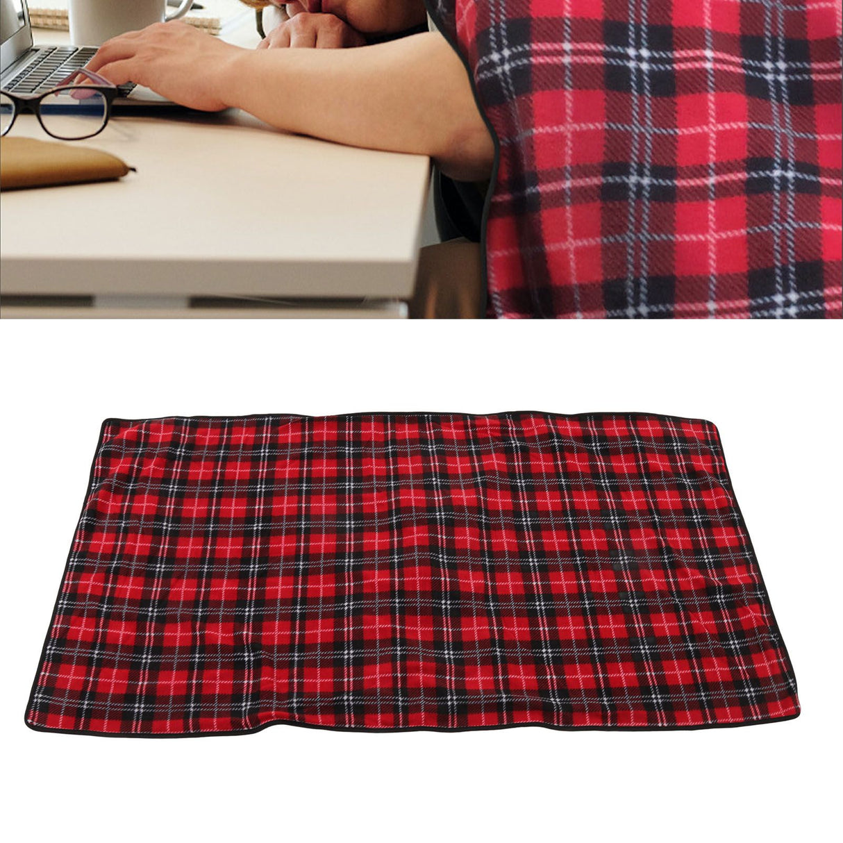 Heated Blanket Throw USB Widen Electric Throw Blanket for Shoulder Knee Fast Warming Up