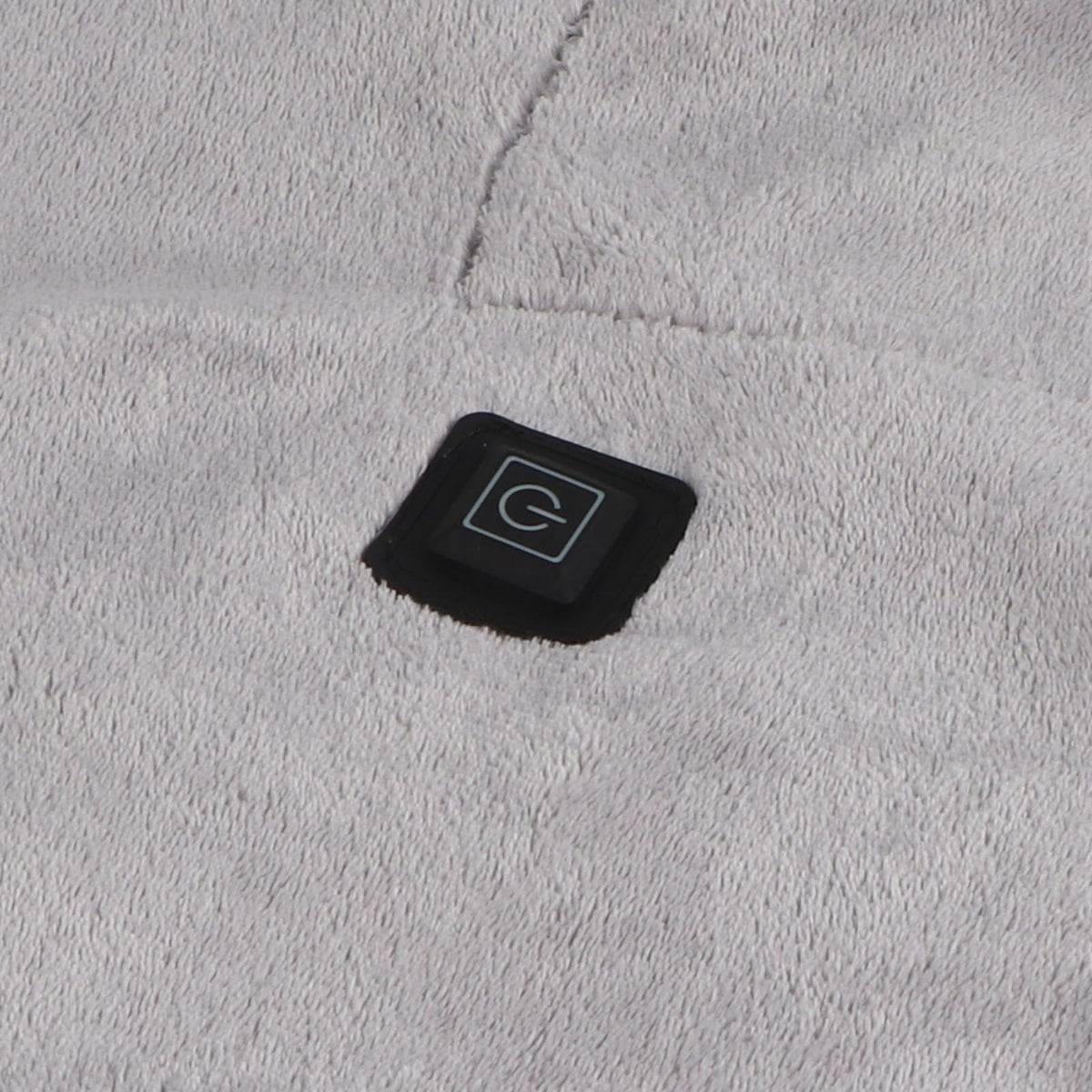 USB Heated Warm Shawl Lightweight Coral Flannel Electric Shoulder Blanket for Winter Light Gray