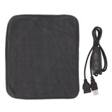 Portable USB Heating Pad Shoulder Neck Leg Waist Heating Pads with Multi Level Temperature Adjustment Timing Dark Gray