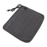 Portable USB Heating Pad Shoulder Neck Leg Waist Heating Pads with Multi Level Temperature Adjustment Timing Dark Gray - Low Angle