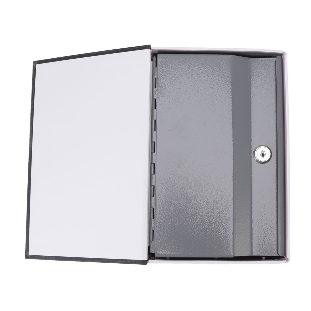 Dictionary Coin Piggy Bank Stainless Steel Realistic Lockable Book Safe Box with Key for Coin Storage Black
