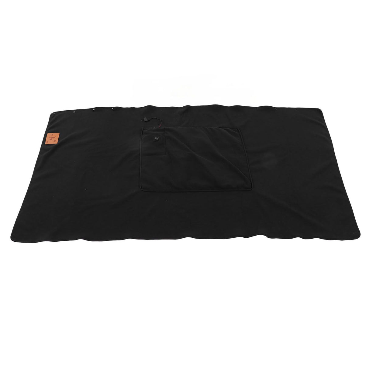 USB Warm Shawl 3 Level Temperature Adjustment Electric Throw Blanket for Shoulder Neck Legs Waist Black