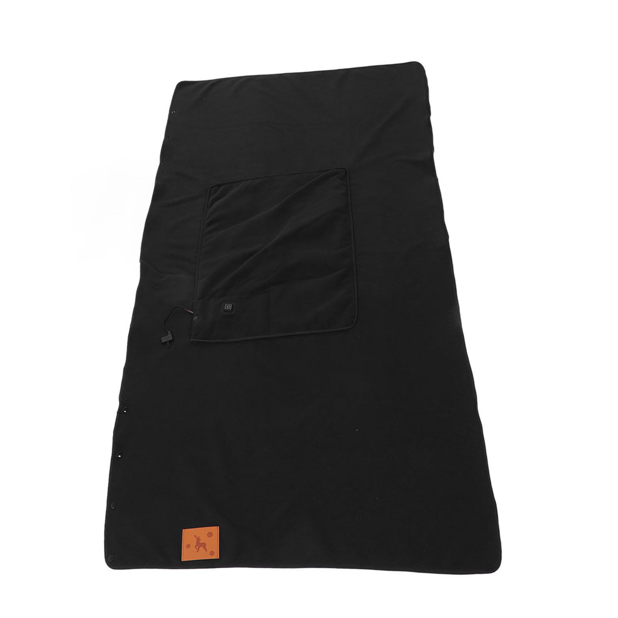 USB Warm Shawl 3 Level Temperature Adjustment Electric Throw Blanket for Shoulder Neck Legs Waist Black