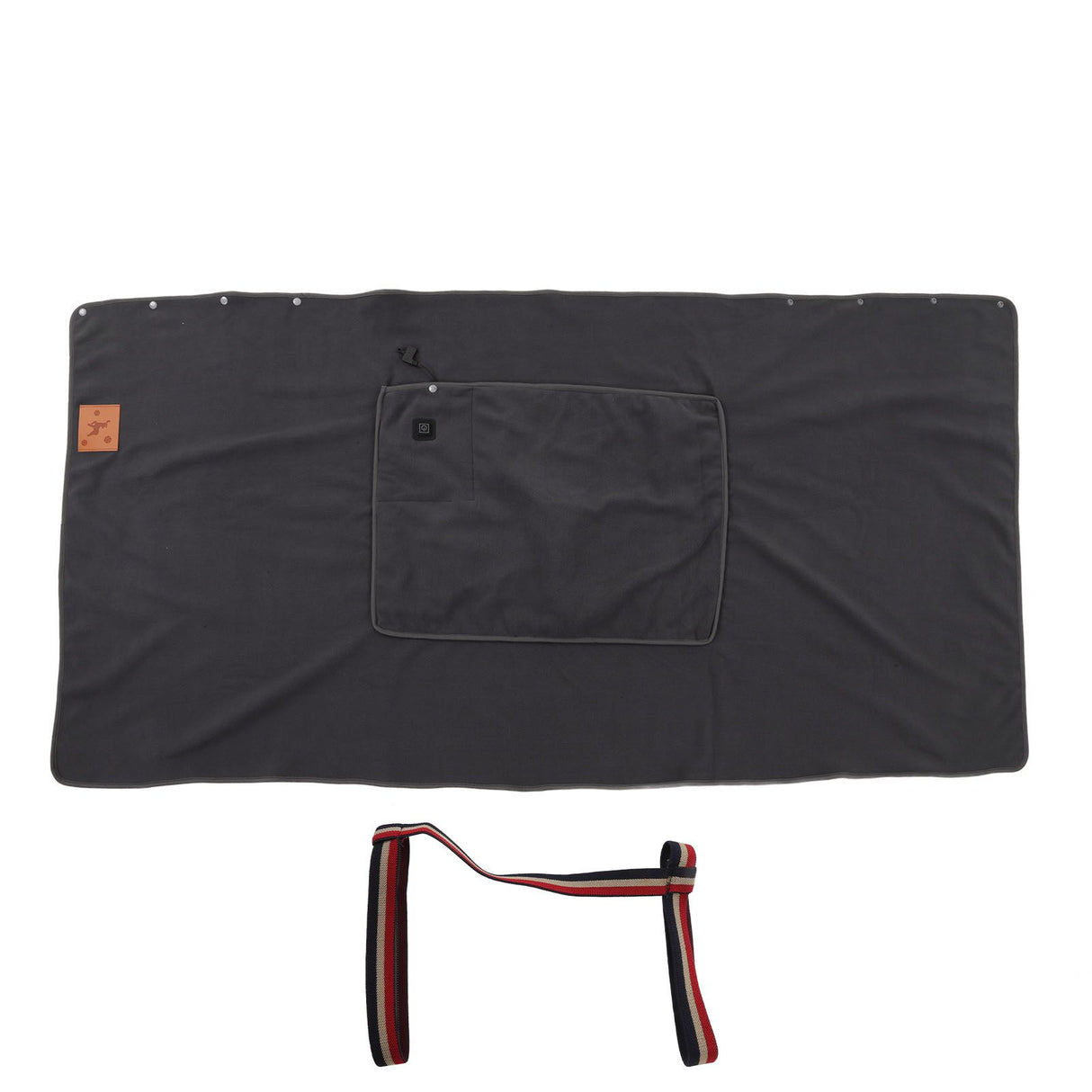 USB Warm Shawl 3 Level Temperature Adjustment Electric Throw Blanket for Shoulder Neck Legs Waist Grey