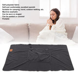USB Warm Shawl 3 Level Temperature Adjustment Electric Throw Blanket for Shoulder Neck Legs Waist Grey