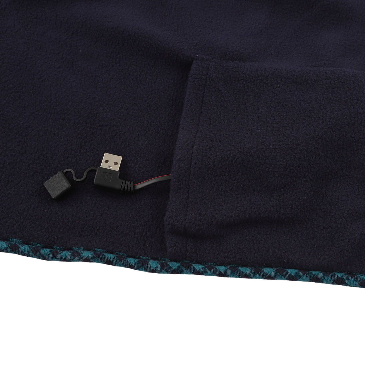 Electric Heating Blanket Fast Heating USB Electric Throw Blanket with Larger Heating Area for Students Office Workers Dark Blue