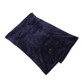 USB Heating Blanket Thermal Electric Heated Shawl Blanket Temperature Controlled Blanket Royalblue - Top-Down View