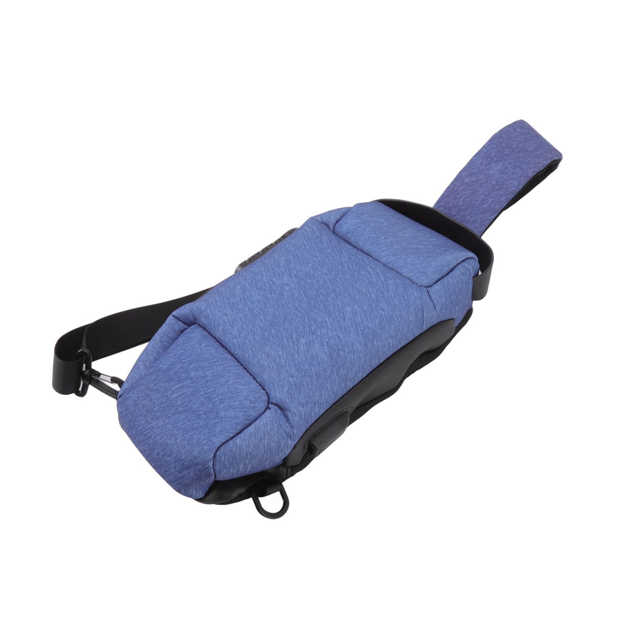 Sling Bag Waterproof Anti Theft with Combination Lock Anti Scratch Sports Single Shoulder Chest Bag Blue