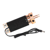 18650 Battery Spot Welding Pen Mini Spot Welder Automatic Trigger Integrated Handheld Spot Welding Pen Black - Front View