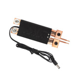 18650 Battery Spot Welding Pen Mini Spot Welder Automatic Trigger Integrated Handheld Spot Welding Pen Black - Side View