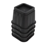 4 Sets Furniture Risers Rubber Antislip 4 Inch Bed Risers for Storage Desk Sofa Chair Washing Machine - Extra Image