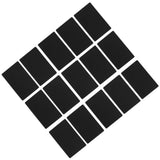 50PCS Business Name Card Laser Engraving Waterproof and Wear Resistant Aluminum Visiting Card for Company Black