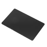 50PCS Business Name Card Laser Engraving Waterproof and Wear Resistant Aluminum Visiting Card for Company Black