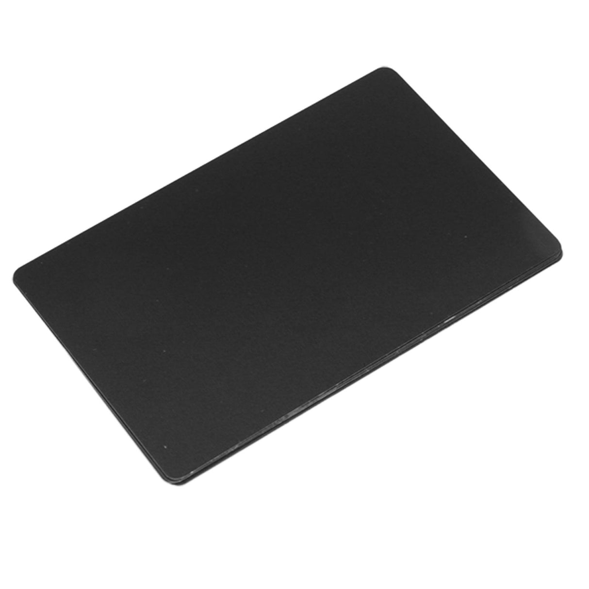 50PCS Business Name Card Laser Engraving Waterproof and Wear Resistant Aluminum Visiting Card for Company Black