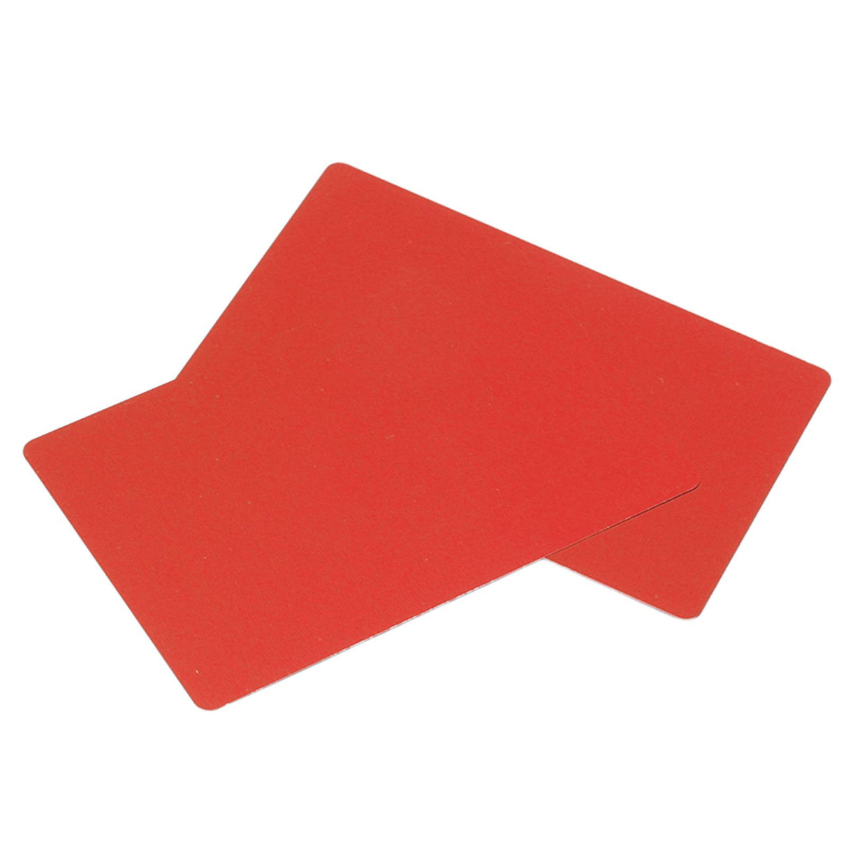 50PCS Business Name Card Laser Engraving Waterproof and Wear Resistant Aluminum Visiting Card for Company Red