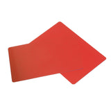 50PCS Business Name Card Laser Engraving Waterproof and Wear Resistant Aluminum Visiting Card for Company Red