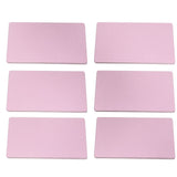 50PCS Business Name Card Laser Engraving Waterproof and Wear Resistant Aluminum Visiting Card for Company Rose Gold - Close-Up Angle