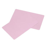 50PCS Business Name Card Laser Engraving Waterproof and Wear Resistant Aluminum Visiting Card for Company Rose Gold