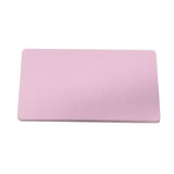 50PCS Business Name Card Laser Engraving Waterproof and Wear Resistant Aluminum Visiting Card for Company Rose Gold
