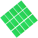 50PCS Business Name Card Laser Engraving Waterproof and Wear Resistant Aluminum Visiting Card for Company Green - Front View