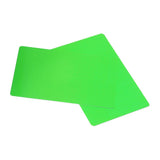 50PCS Business Name Card Laser Engraving Waterproof and Wear Resistant Aluminum Visiting Card for Company Green - Extra Image