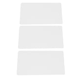 50 Sheets Metal Business Card Heat Transfer Aluminum Business Cards Blanks DIY Craft Supplies Pearl White - 45-Degree Angle