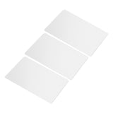 50 Sheets Metal Business Card Heat Transfer Aluminum Business Cards Blanks DIY Craft Supplies Pearl White
