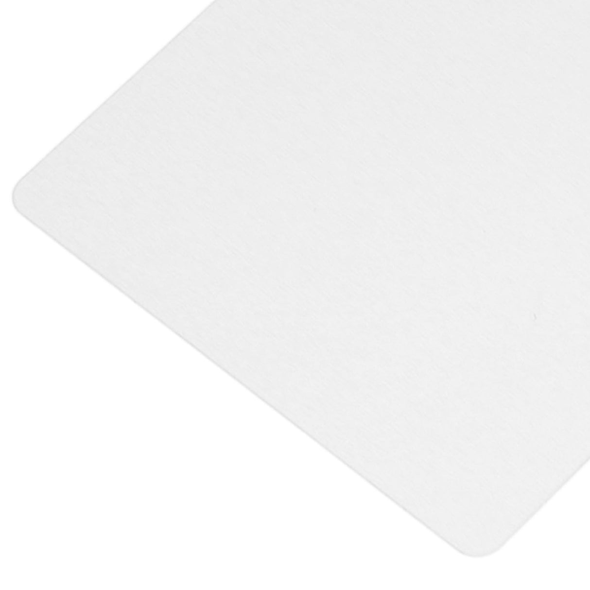 50 Sheets Metal Business Card Heat Transfer Aluminum Business Cards Blanks DIY Craft Supplies Pearl White