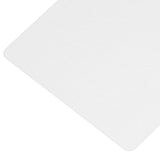 50 Sheets Metal Business Card Heat Transfer Aluminum Business Cards Blanks DIY Craft Supplies Pearl White