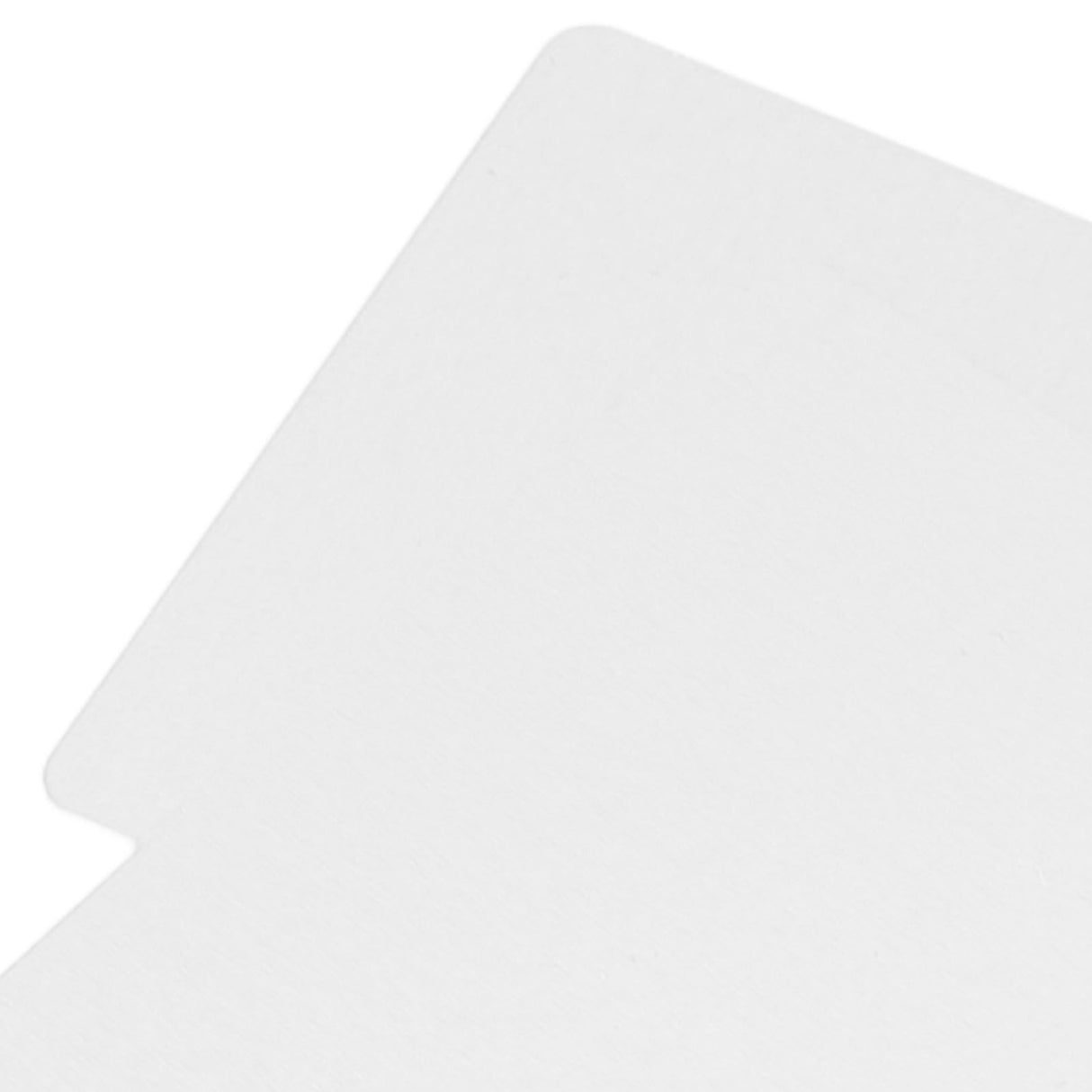50 Sheets Metal Business Card Heat Transfer Aluminum Business Cards Blanks DIY Craft Supplies Pearl White