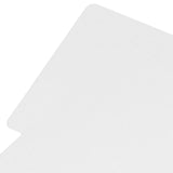 50 Sheets Metal Business Card Heat Transfer Aluminum Business Cards Blanks DIY Craft Supplies Pearl White