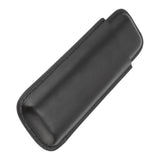 Leather Cigar Case Portable 2 Finger Cigar Holder for Travel Business Trip Boyfriend Gifts Black