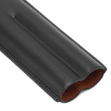 Leather Cigar Case Portable 2 Finger Cigar Holder for Travel Business Trip Boyfriend Gifts Black - Extra Image