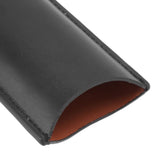 Leather Cigar Case Portable 2 Finger Cigar Holder for Travel Business Trip Boyfriend Gifts Black