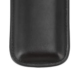 Leather Cigar Case Portable 2 Finger Cigar Holder for Travel Business Trip Boyfriend Gifts Black