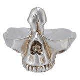 Skull Glasses Stand Decorative Synthetic Resin Statue Eyeglasses Display Holder for Home Office