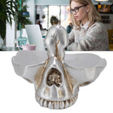Skull Glasses Stand Decorative Synthetic Resin Statue Eyeglasses Display Holder for Home Office