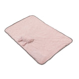Heating Blanket Electric Warming Soft Washable Heating Shawl Wrap for Shoulder Neck Office Pink Bunny - Top-Down View