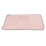 Heating Blanket Electric Warming Soft Washable Heating Shawl Wrap for Shoulder Neck Office Pink Bunny