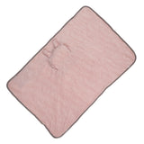 Heating Blanket Electric Warming Soft Washable Heating Shawl Wrap for Shoulder Neck Office Pink Bunny